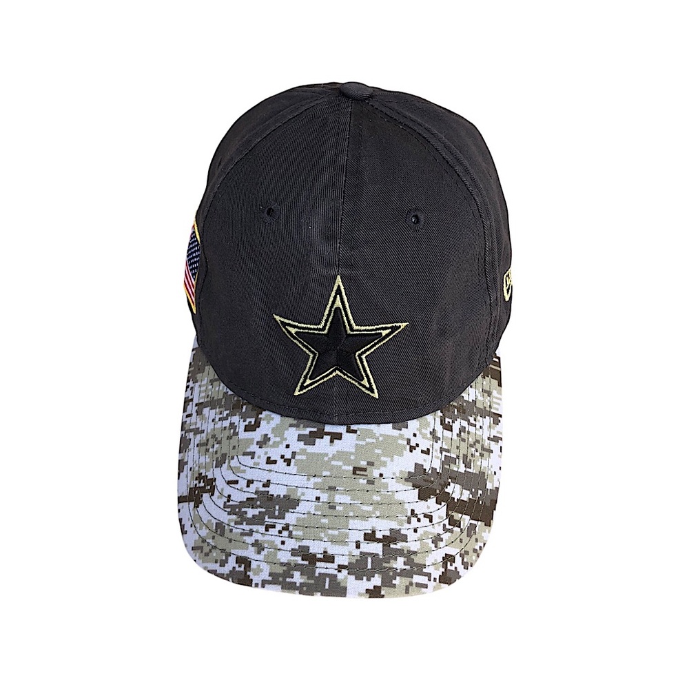 NEW ERA Women Dallas Cowboys NFL 39 Thirty On Field Salute To Service HAT CAP OS